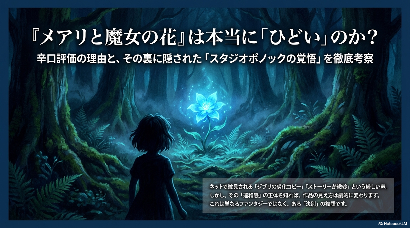 『メアリと魔女の花』ピーターへの実験が残酷？おばあちゃんの正体や「ひどい」と言われる理由を徹底考察