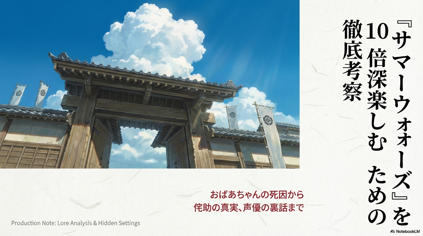 サマーウォーズおばあちゃんの死因を考察！侘助の謎や声優も解説